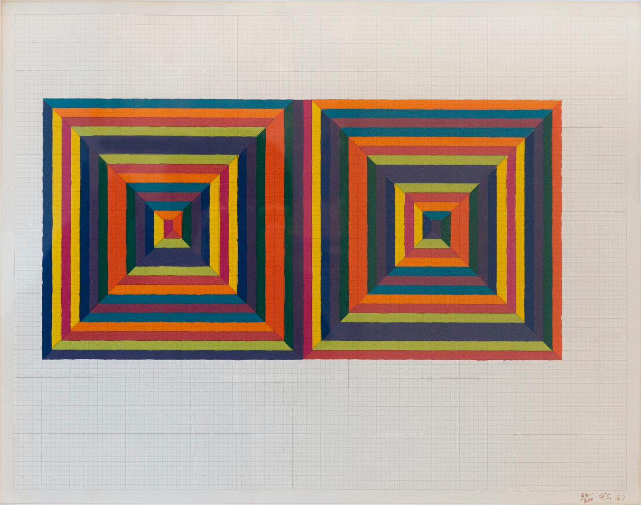 Frank Stella Abstract Print - Fortin de las Flores (First Version)