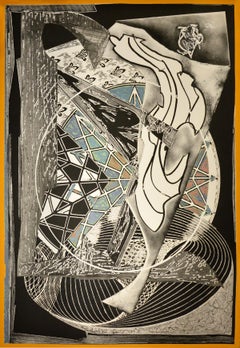 Frank Stella, Jonah Historically Regarded, Aquatint, Screen Print, 1991
