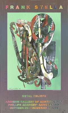 After Frank Stella-Kastura-38" x 23"-Offset Lithograph-1982-Minimalism-sculpture