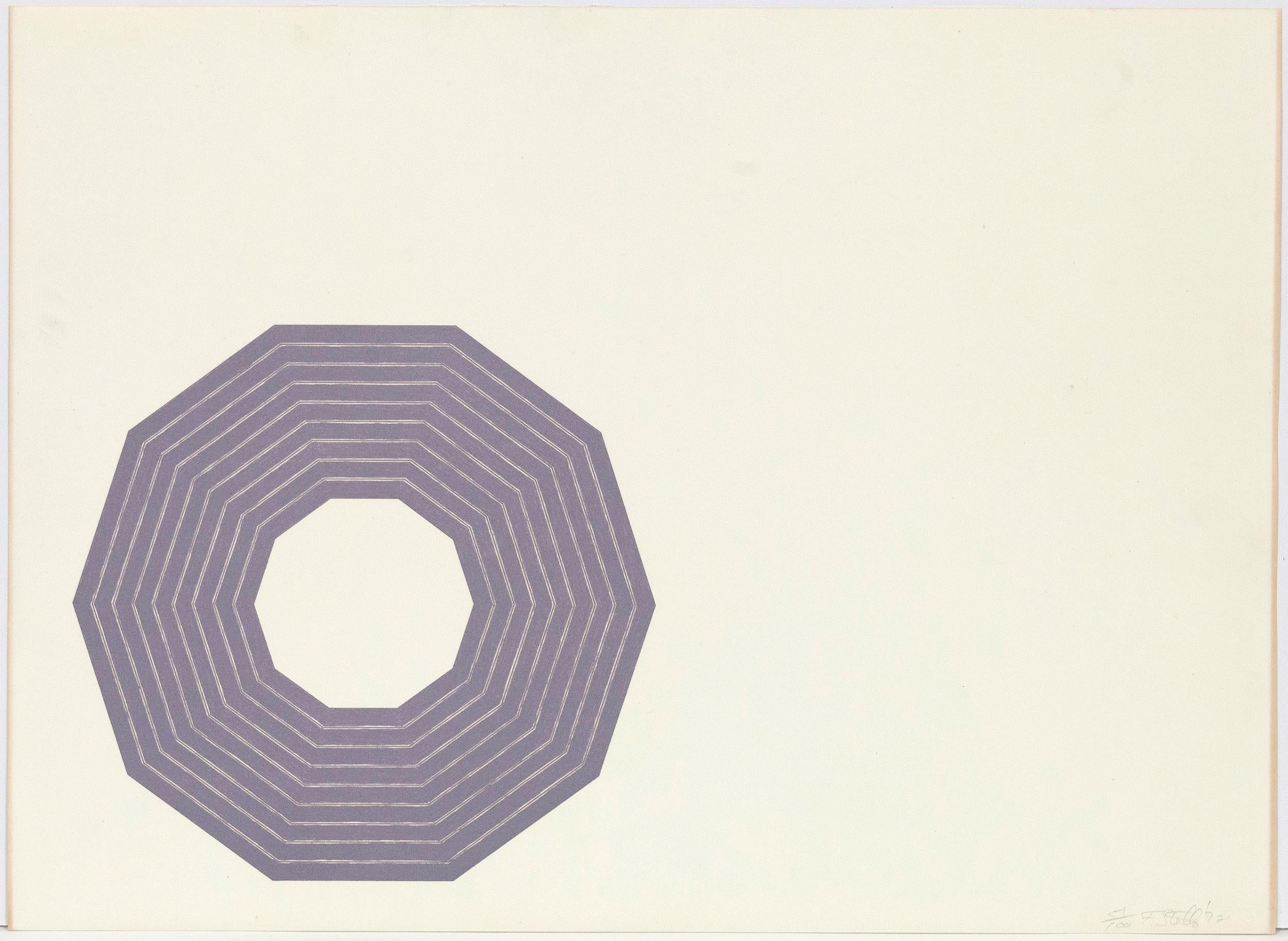 Caviar20 is proud to be offering this fine example of Frank Stella's early work.

Stella's work references many of the key developments or movements in post-war American painting; geometric abstraction, color field painting and Minimalism.

The