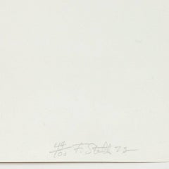 Frank Stella "Leo Castelli"