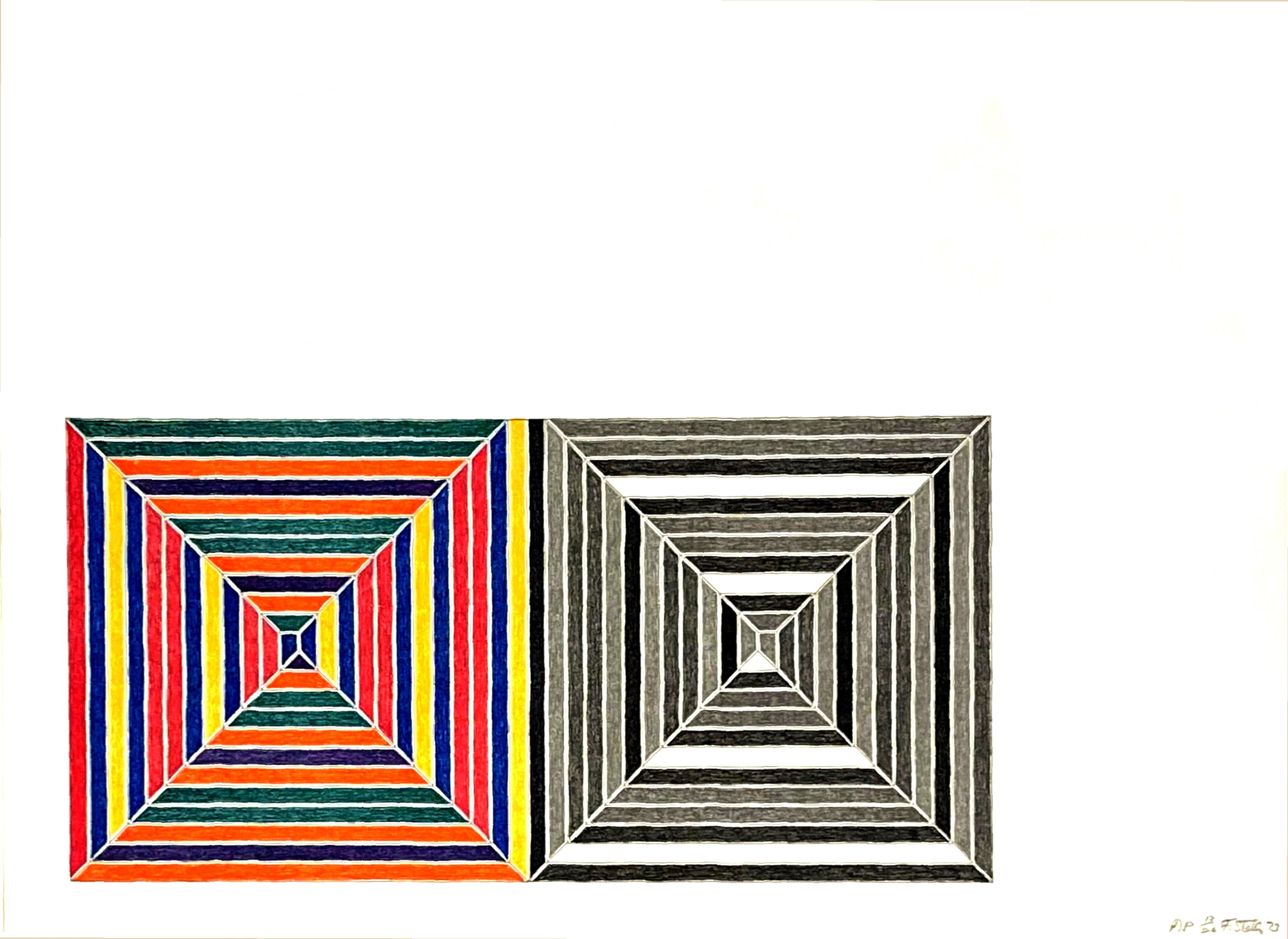 Frank Stella, Les Indes Galantes V (Axsom 90), litografia, rara firma AP 13/20 1