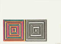 Frank Stella, Les Indes Galantes V (Axsom 90), litografia, rara firma AP 13/20