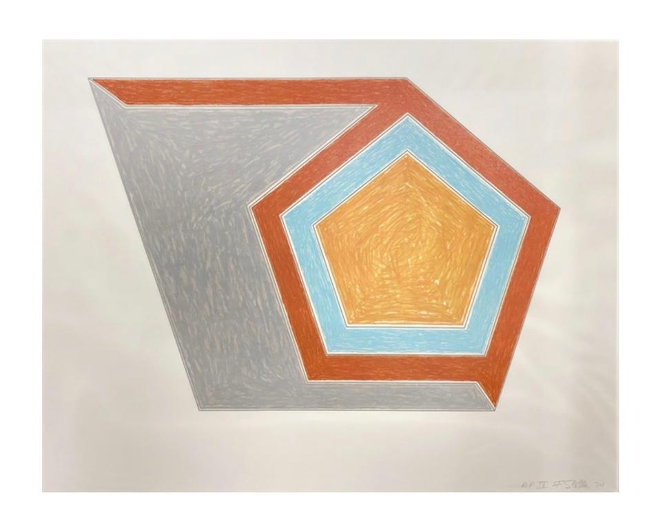 Frank Stella « Ossipee » (De Polygones Eccentrics) 1974 1