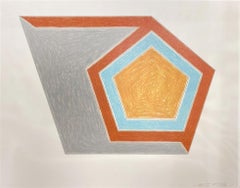 Frank Stella 'Ossipee (from Eccentric Polygons)' 1974 Print