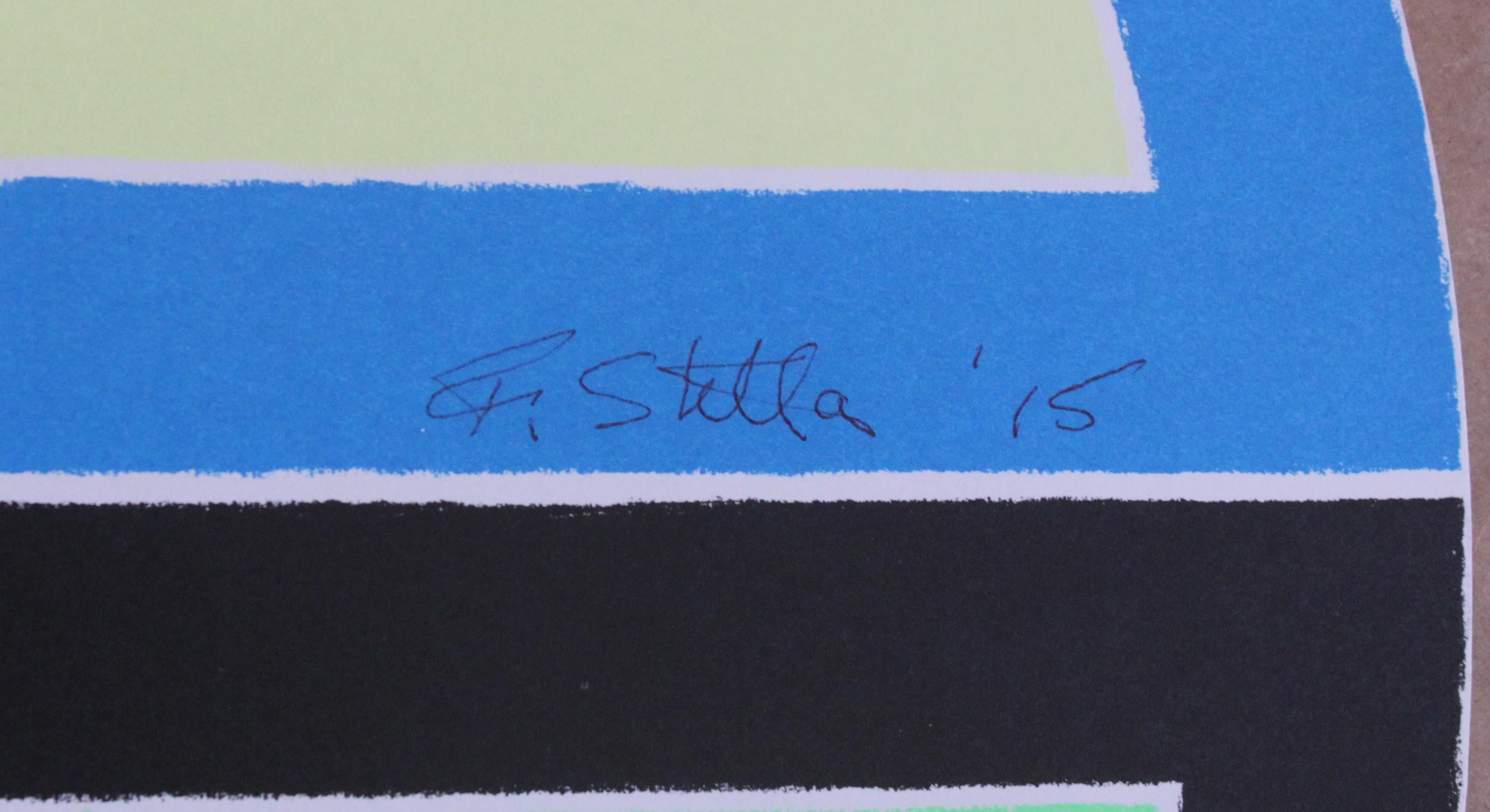 Anuncio de exposición de la Galería Castelli, Pinturas de Frank Stella (autografiadas) en venta 2