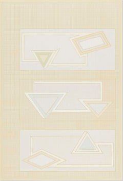 Frank Stella „Pastel Stack“ (Axsom 48) Signierter Farbschirmdruck 1970