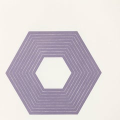 Frank Stella "Purple Sidney" Lithograph, 1972