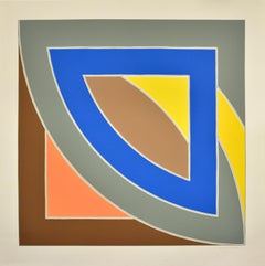 Frank Stella, Fluss der Ponds I, Lithographie, 1971