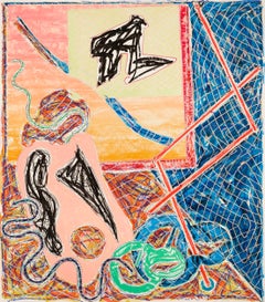 Frank Stella 'Shards I' Lithograph and Screenprint 1982