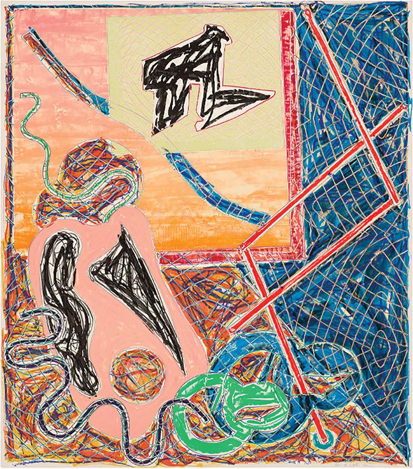 Frank Stella Abstract Print - Shards I