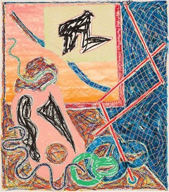 Frank Stella, Shards I, Lithograph, Screen Print, 1982