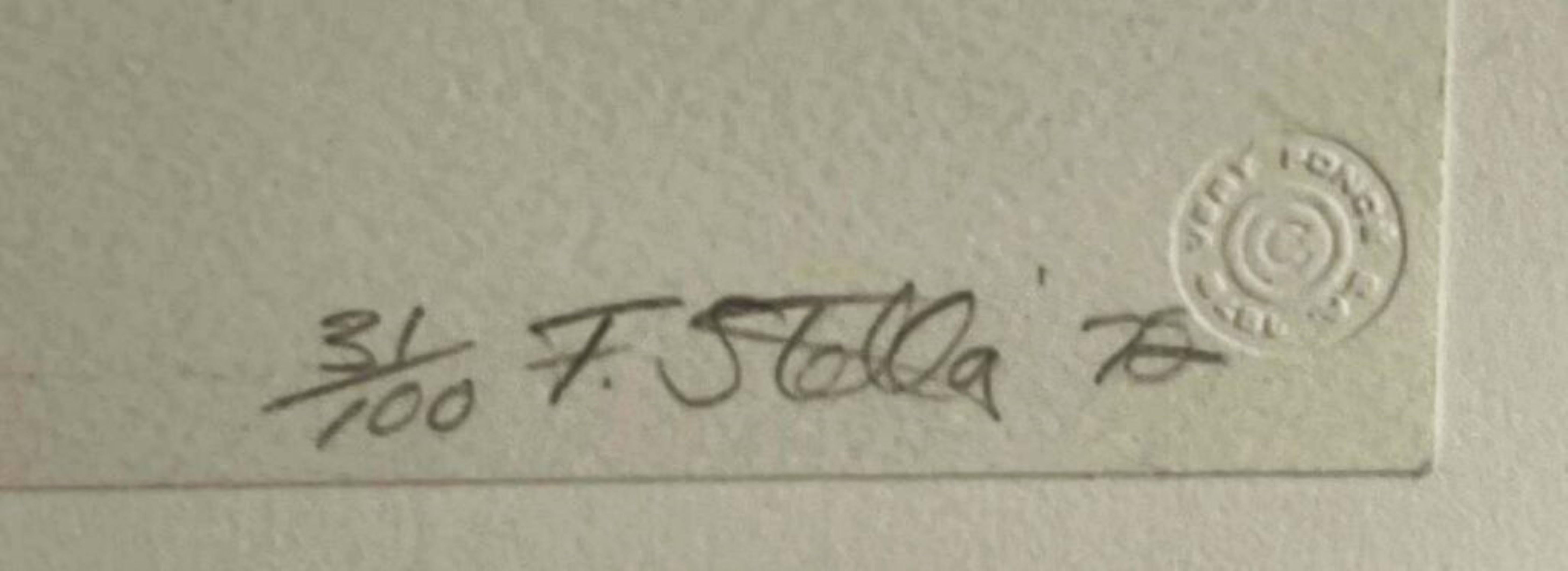 Frank Stella, Sharpesville from Multicolored Squares I (Axsom 79) Lithograph S/N im Angebot 1