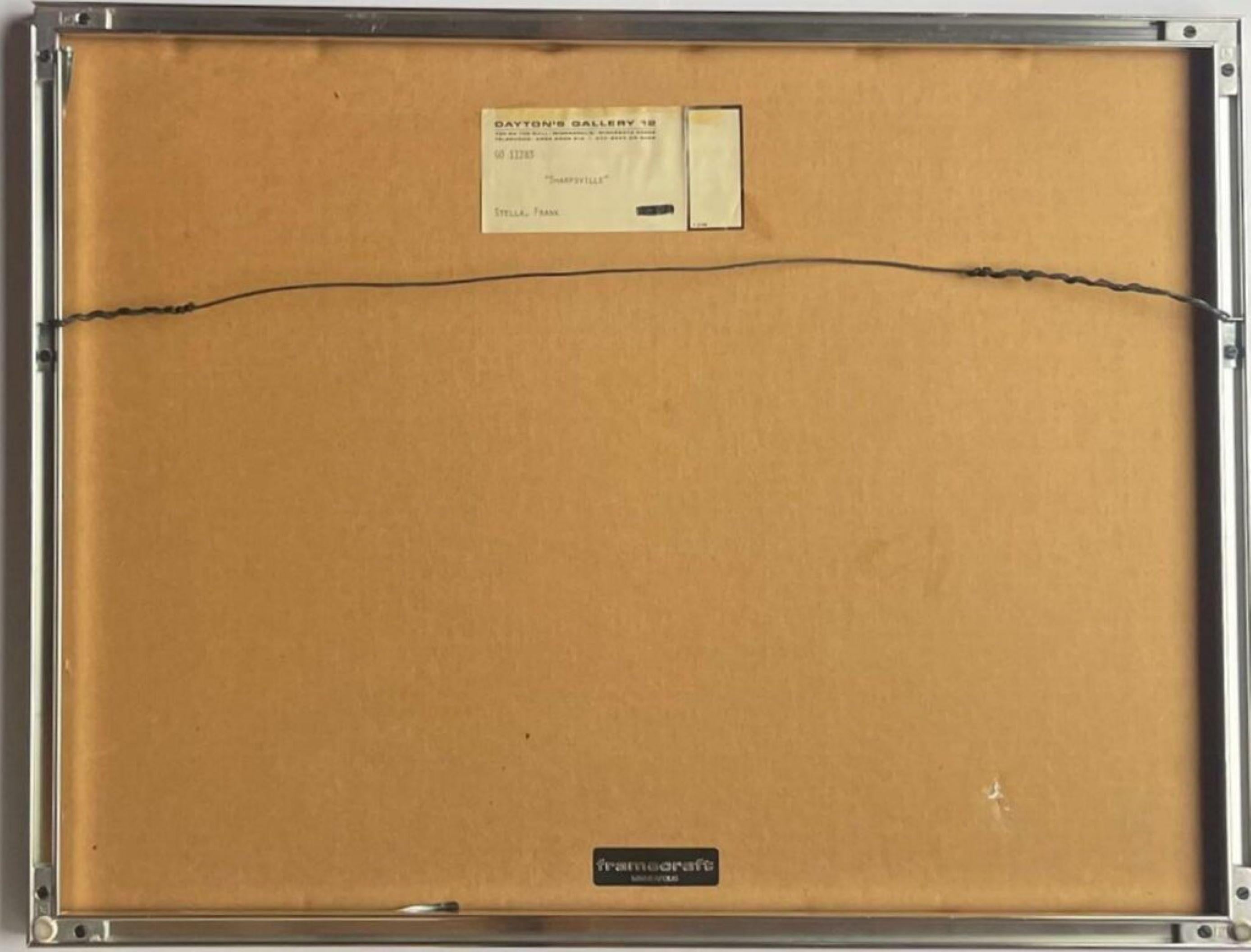 Frank Stella, Sharpesville from Multicolored Squares I (Axsom 79) Lithograph S/N im Angebot 2