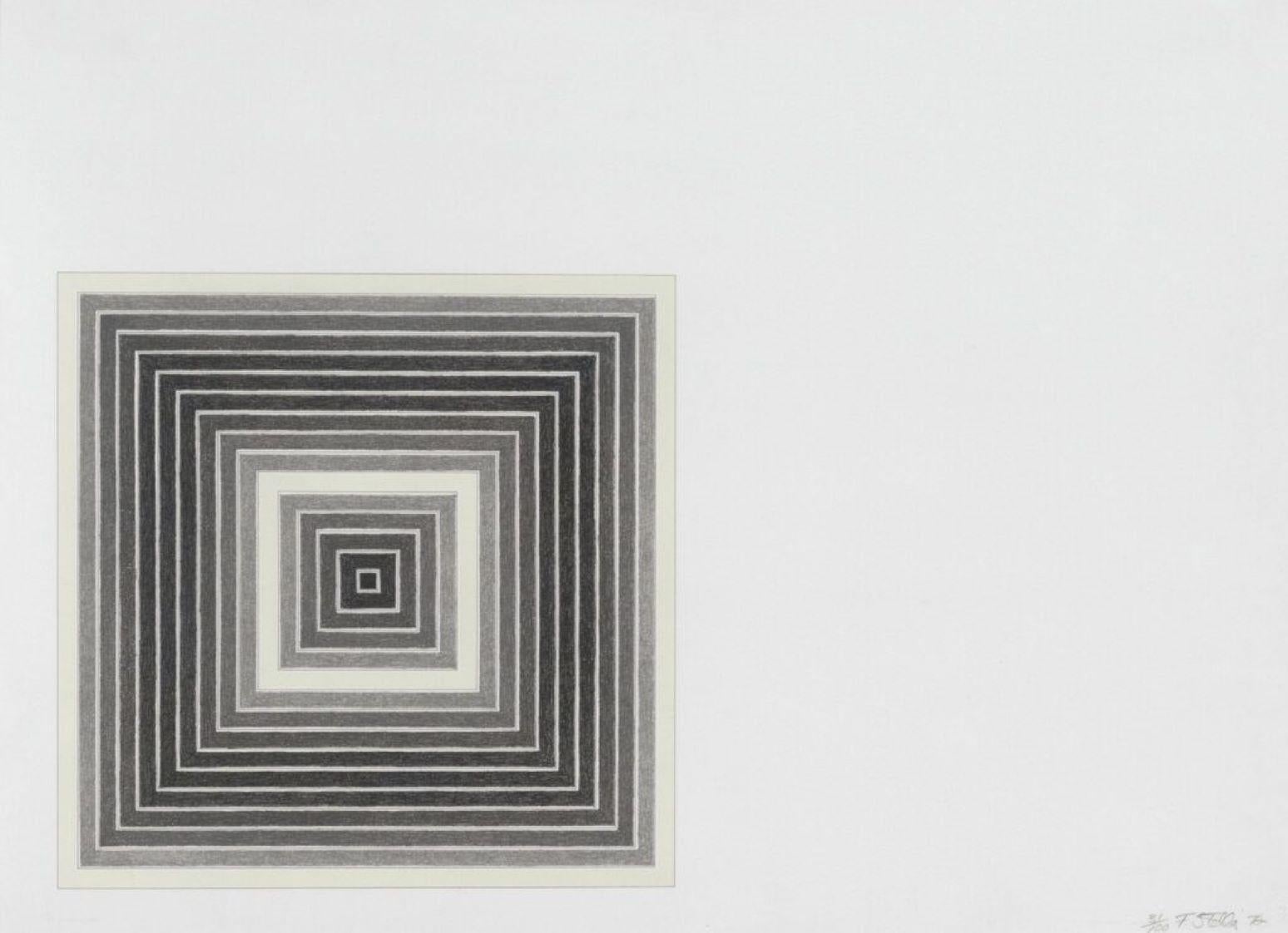 Frank Stella, Sharpesville from Multicolored Squares I (Axsom 79) Lithograph S/N