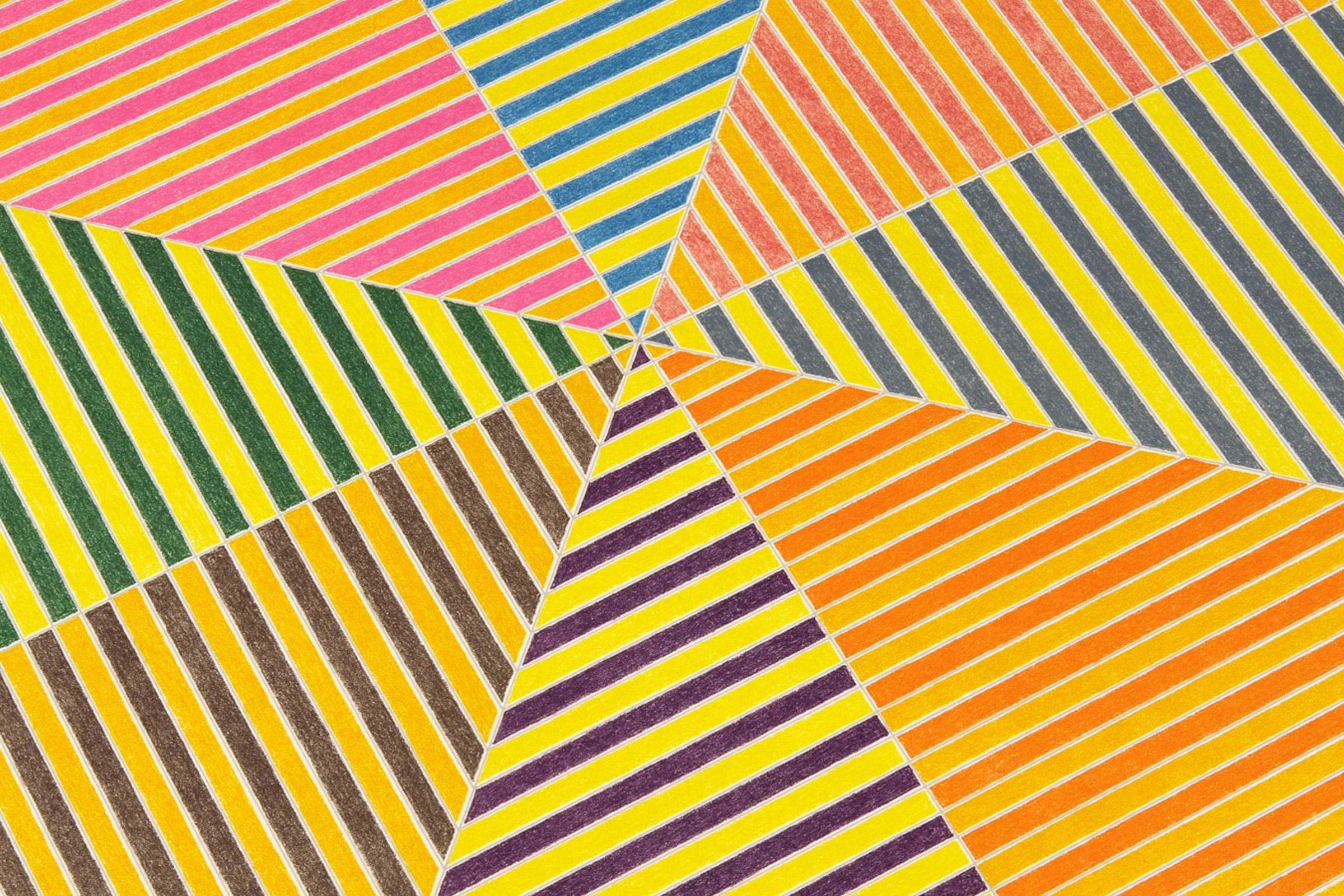 Frank Stella, Sidi Ifni (from Hommage à Picasso) - Gravure signée, Minimalisme 5