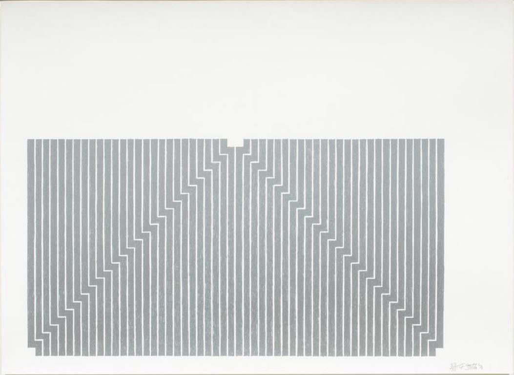 Frank Stella "Union Pacific" de la serie Aluminio, edición limitada, impresión firmada