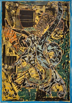 Frank Stella, Yellow Journal, Lithograph, 1982