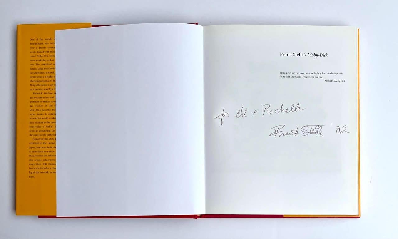 Frank Stella's Moby-Dick: Words and Shapes (Hand signed and inscribed monograph) For Sale 9