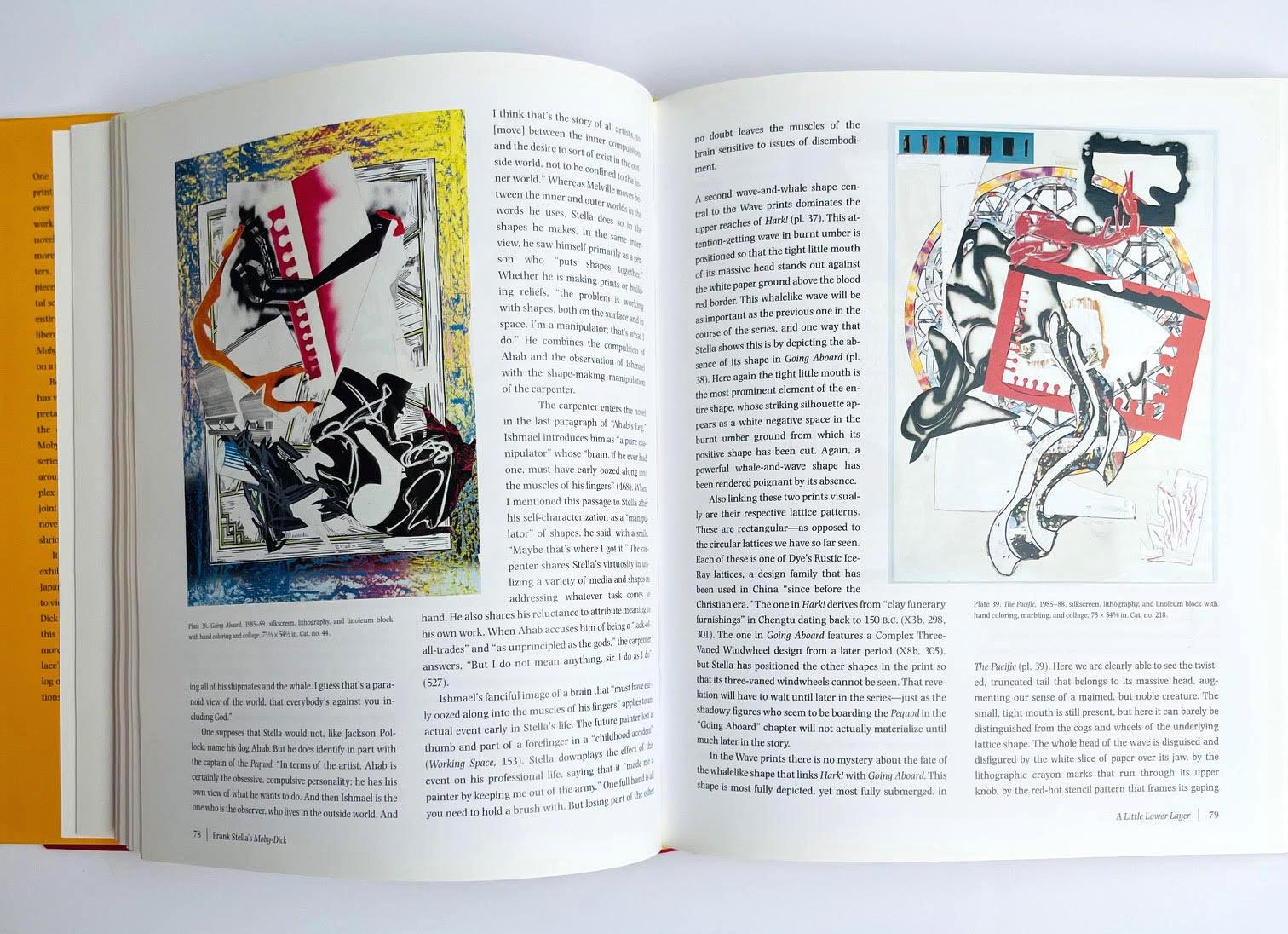 Frank Stella's Moby-Dick: Words and Shapes (Hand signed and inscribed monograph) For Sale 12