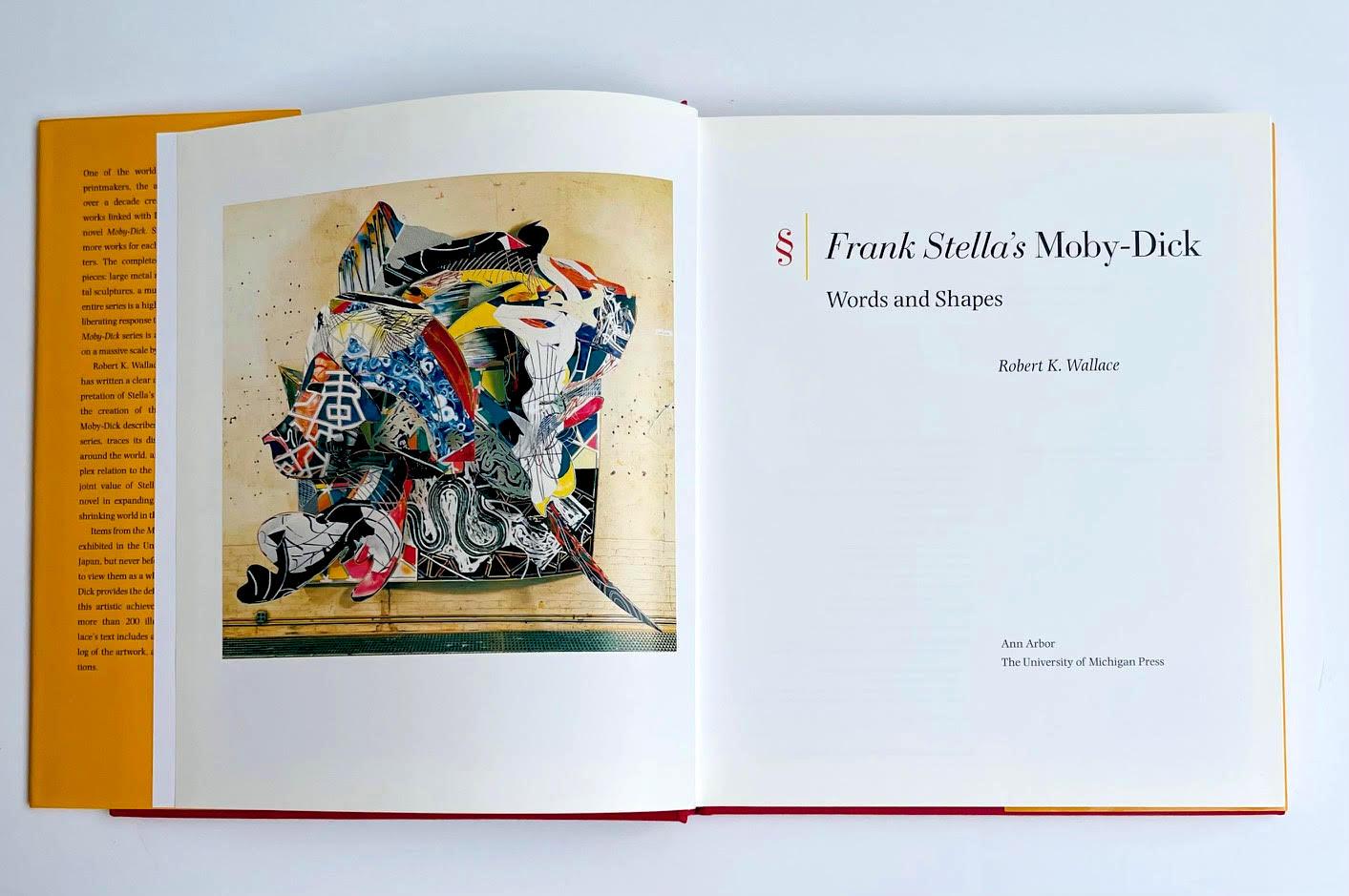 Frank Stella's Moby-Dick: Words and Shapes (Hand signed and inscribed monograph) For Sale 4