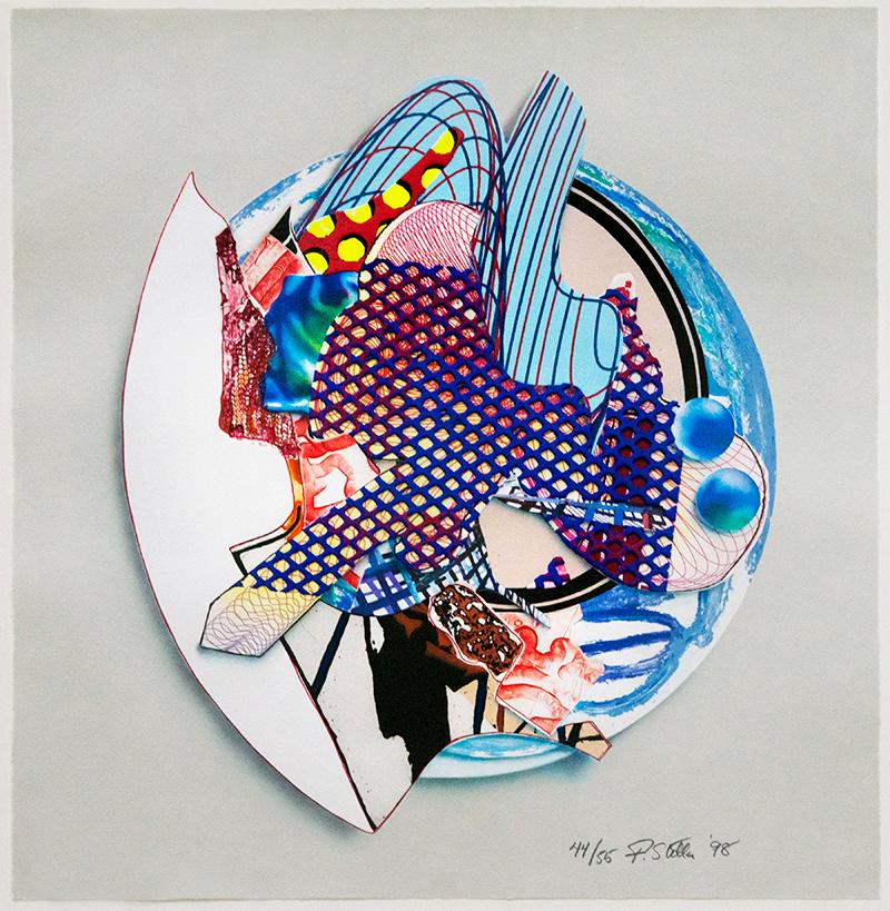Frank Stella Abstract Print - Iffish, From Imaginary Places III