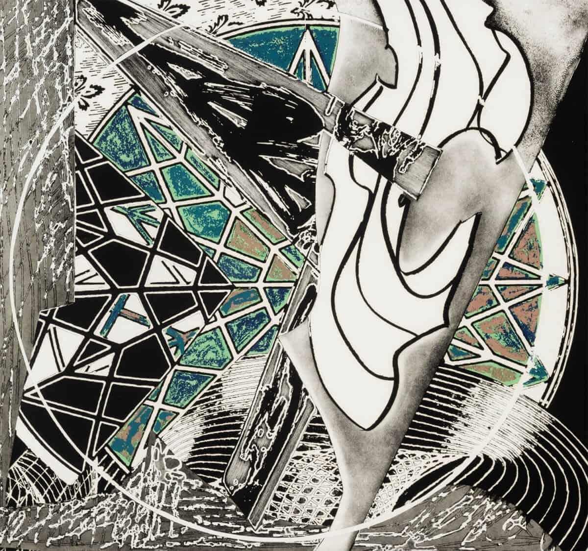 Jonah Historically Regarded, from Moby Dick Engravings - Print by Frank Stella