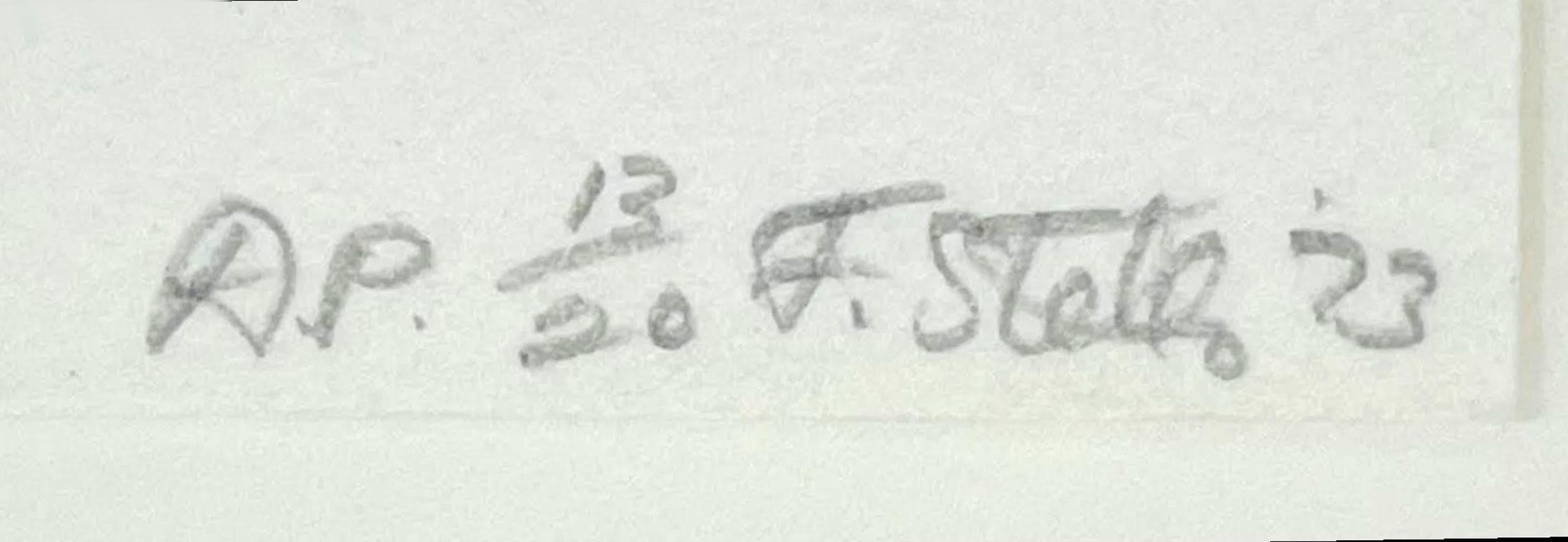 Frank Stella
Les Indes Galantes V (Axsom 90), 1973
Lithographie sur papier moulé de J. Green
Signée au crayon, datée et numérotée AP 13/20 par Frank Stella au recto.
16 × 22 pouces
Non encadré
Cette lithographie originale de Frank Stella, imprimée à
