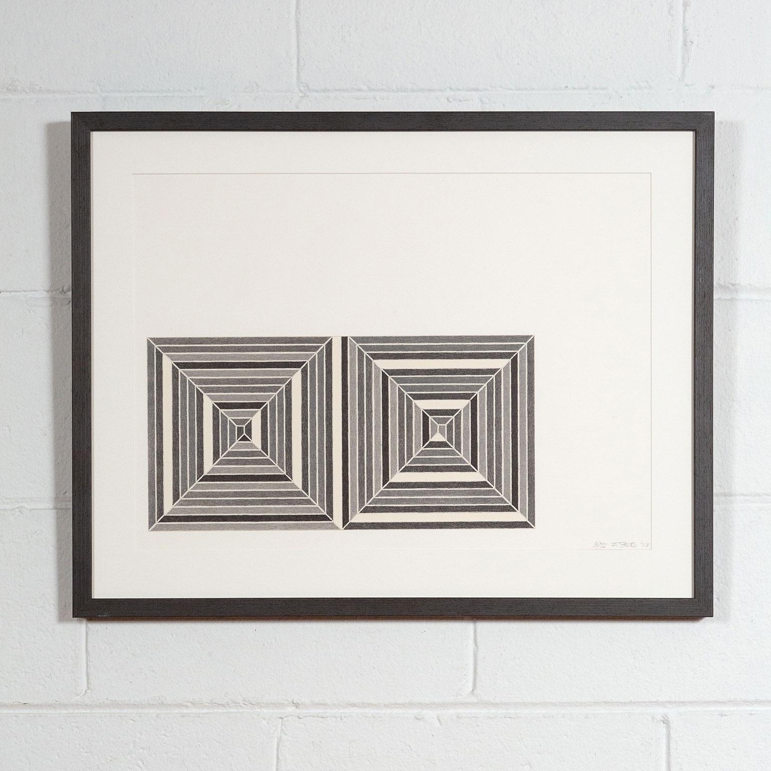 Frank Stella Abstract Print - Les Indes III