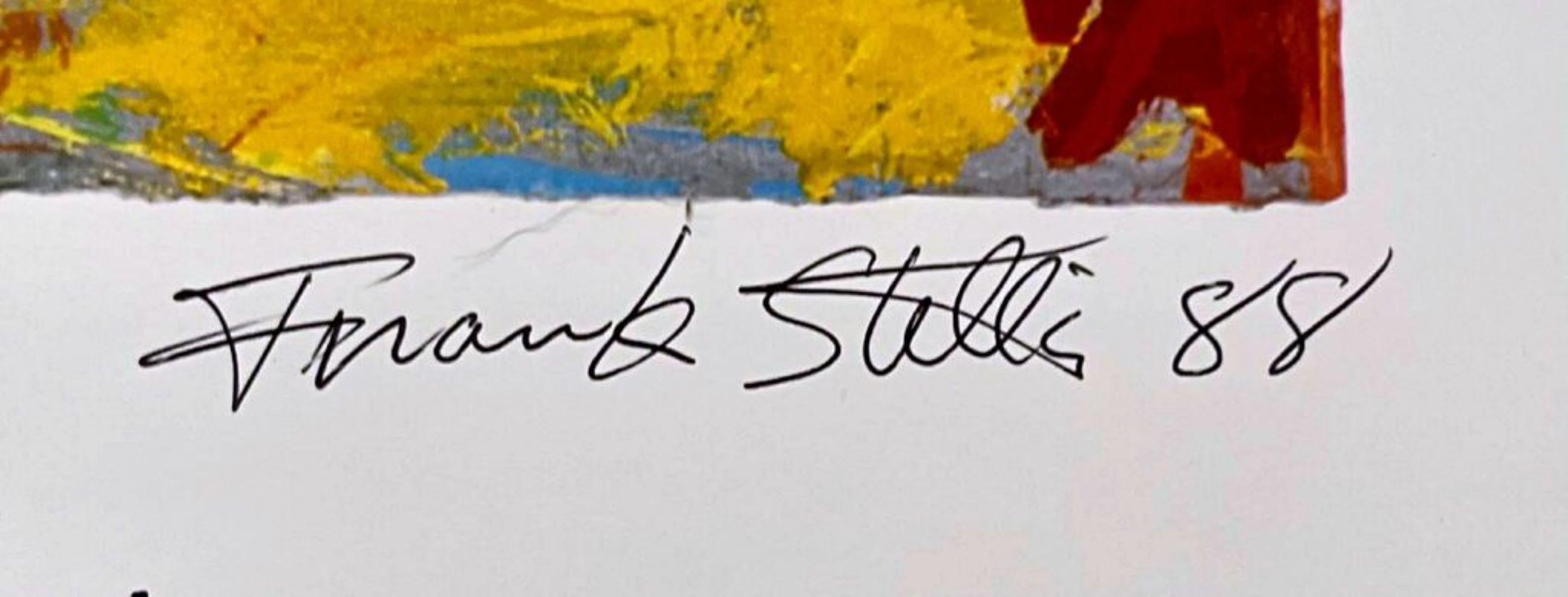 Frank Stella The Circuit Prints (Handsigniertes) Museumsplakat im Angebot 1