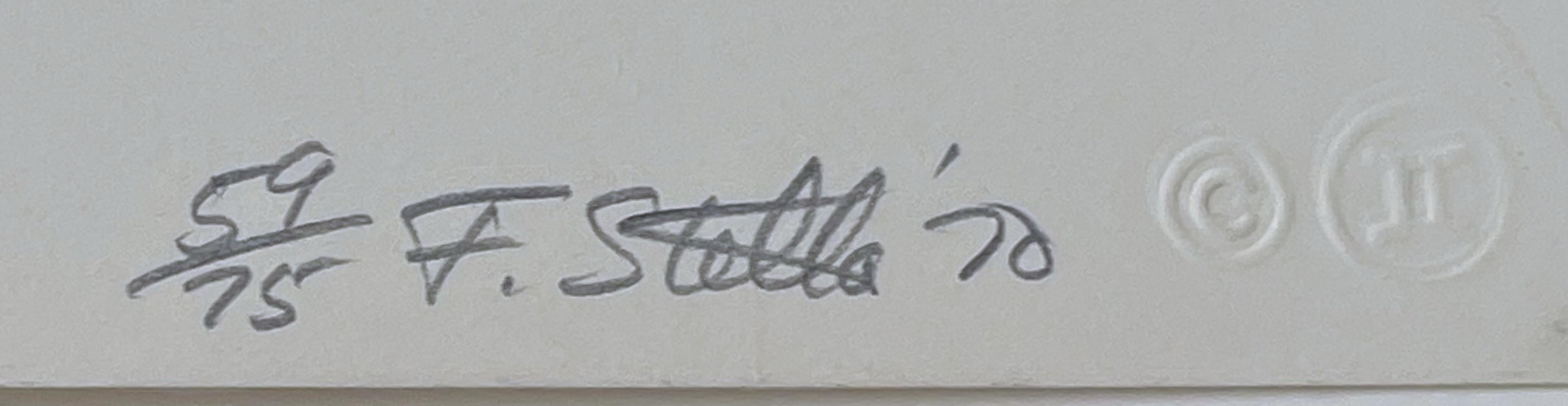 Luis Miguel Dominguin, from Aluminum Series, Lithograph & Silkscreen S/N, Framed - Print by Frank Stella