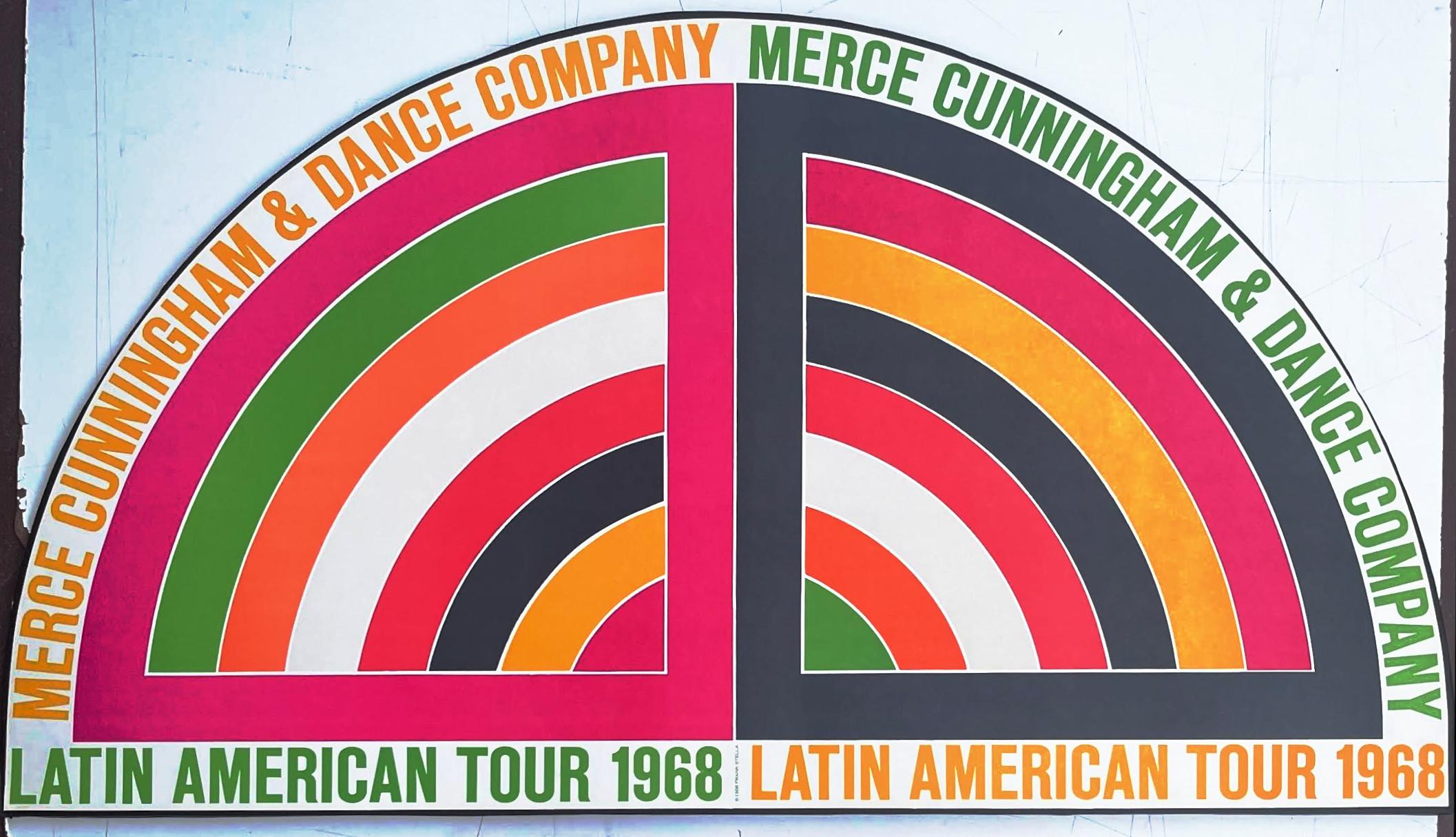 Merce Cunningham & Dance Company Latin American Tour - Pop Art Print by Frank Stella