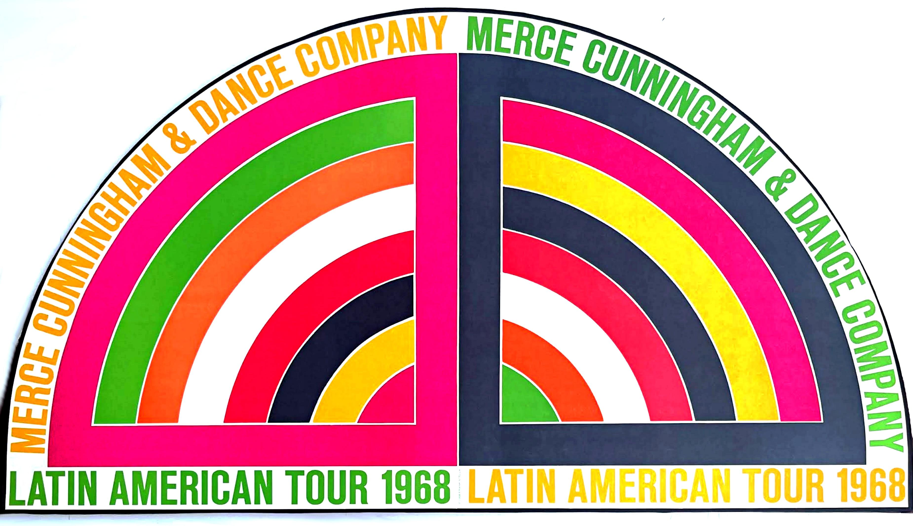 Print Frank Stella - Merce Cunningham & Dance Company tournée en Amérique latine
