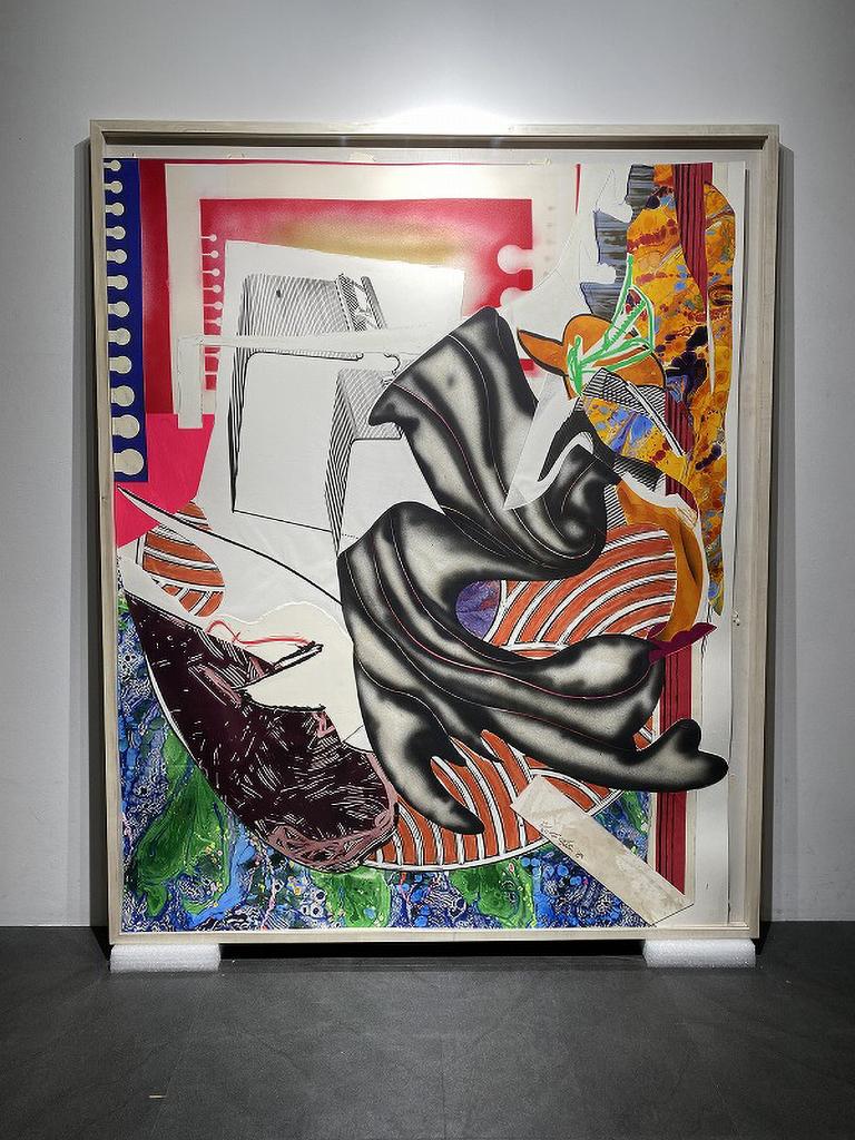 Moby Dick from The Waves, 1989 - Abstract Expressionist Print by Frank Stella
