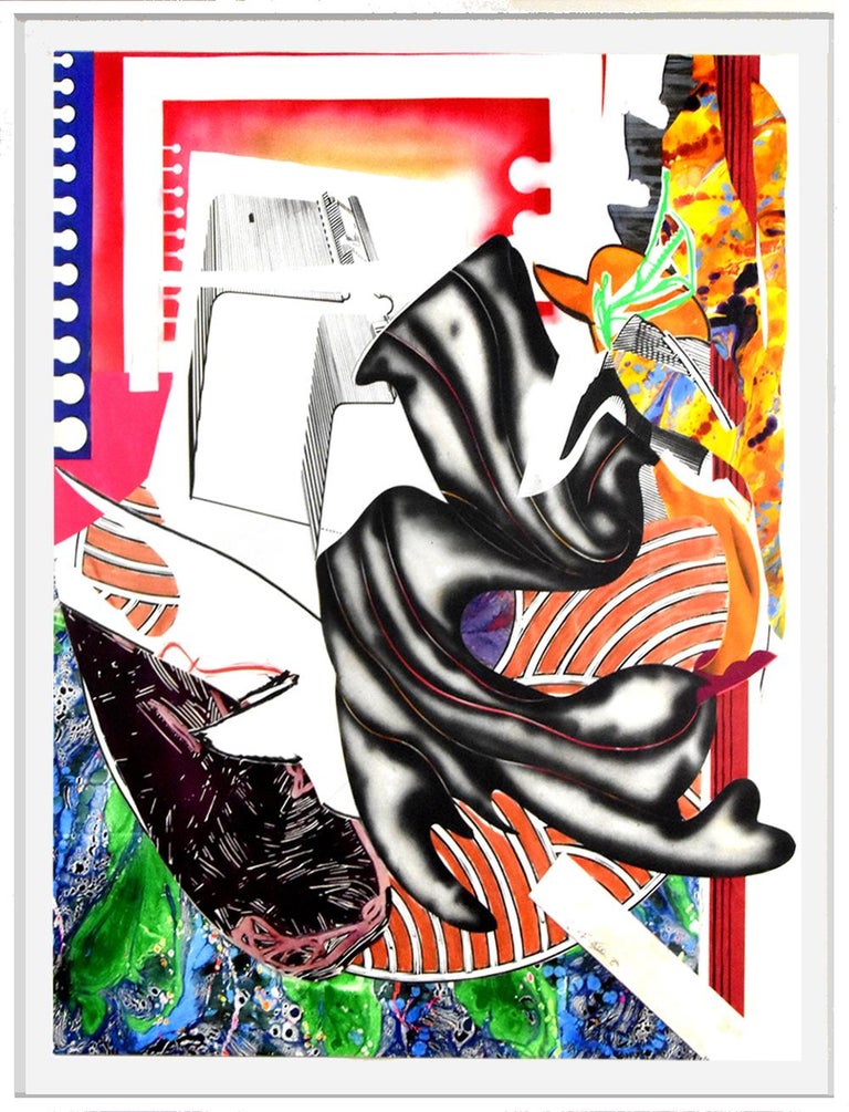 Moby Dick from The Waves, 1989 - Print by Frank Stella