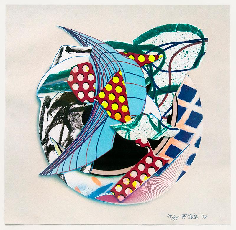 Frank Stella Abstract Print - Orofena, from Imaginary Places III