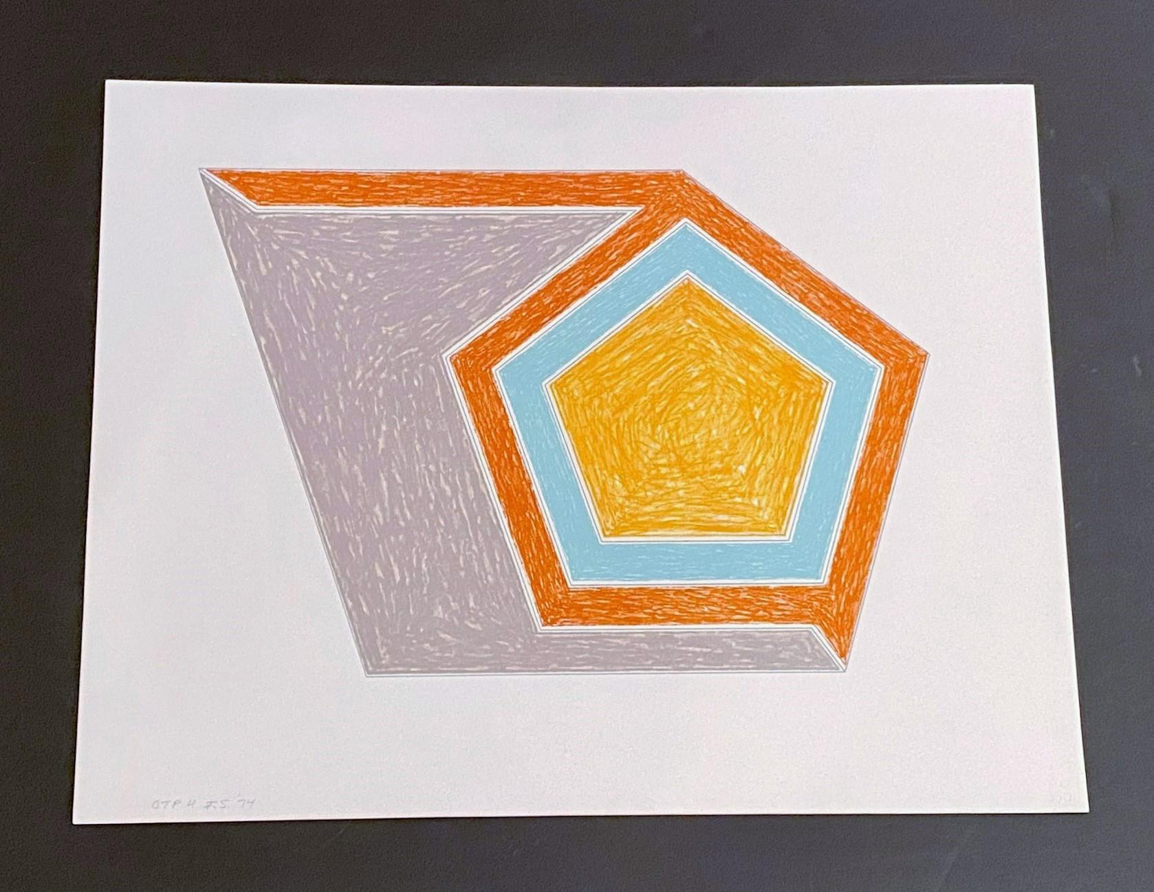 Ossipee (from 'Eccentric Polygons') - Print by Frank Stella