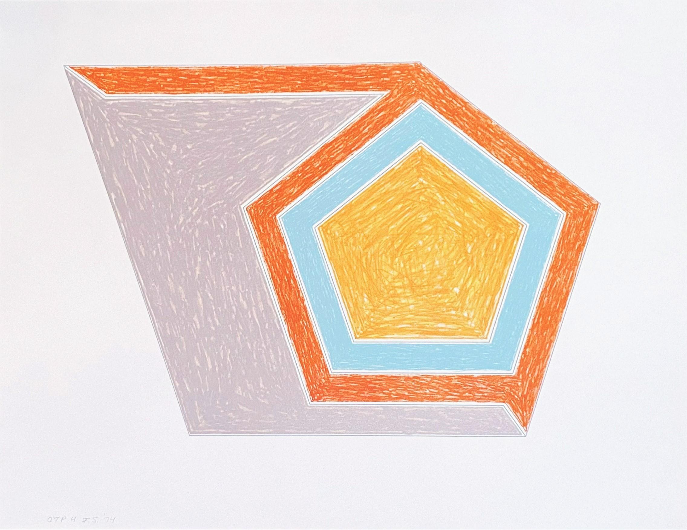 Frank Stella Print - Ossipee (from 'Eccentric Polygons')