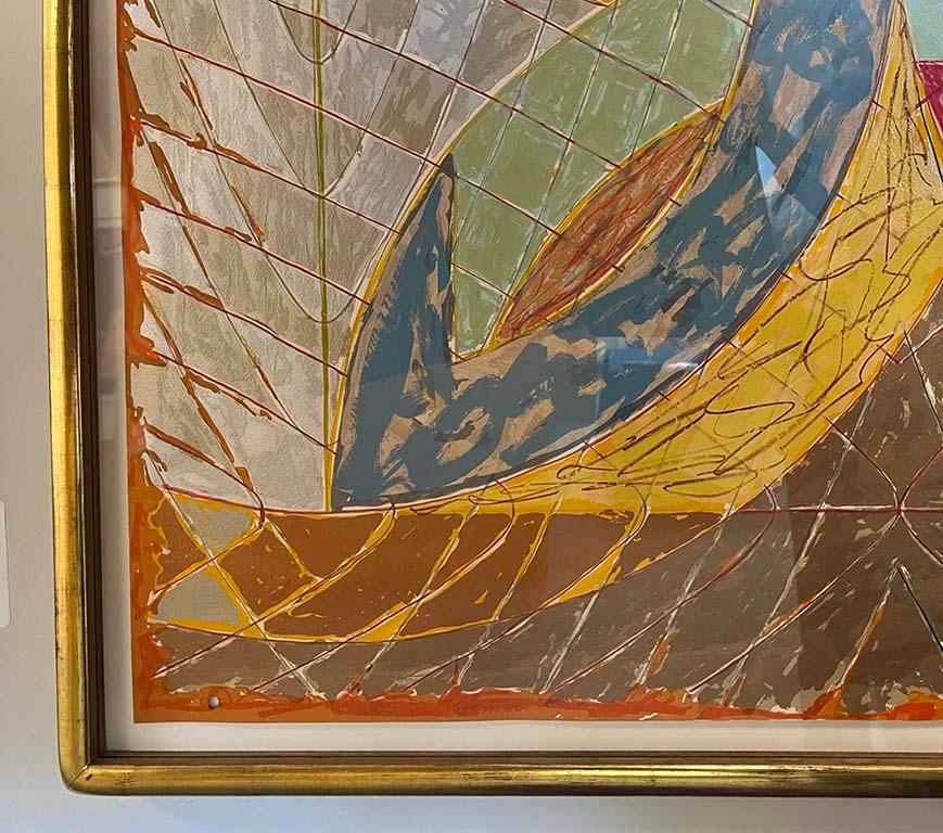 Polar Co-ordinates III - Abstract Expressionist Print by Frank Stella