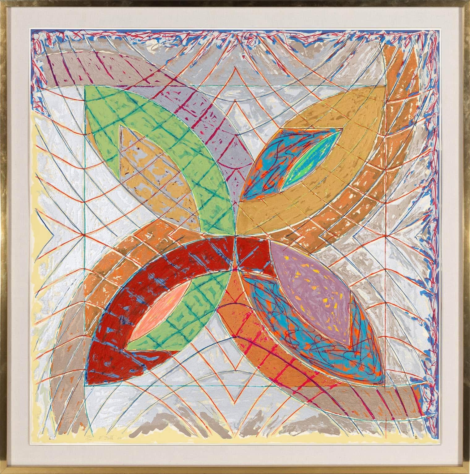 Frank Stella Art - 86 For Sale at 1stDibs | frank stella art for