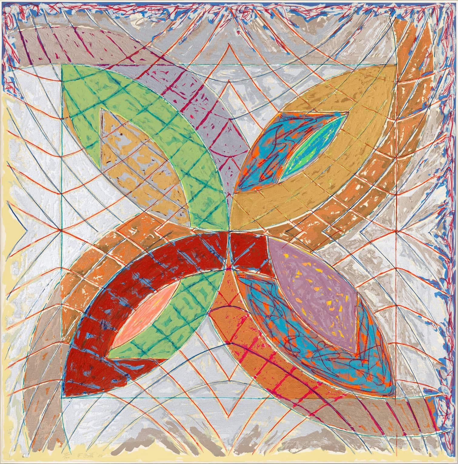 What was Frank Stella famous for?
