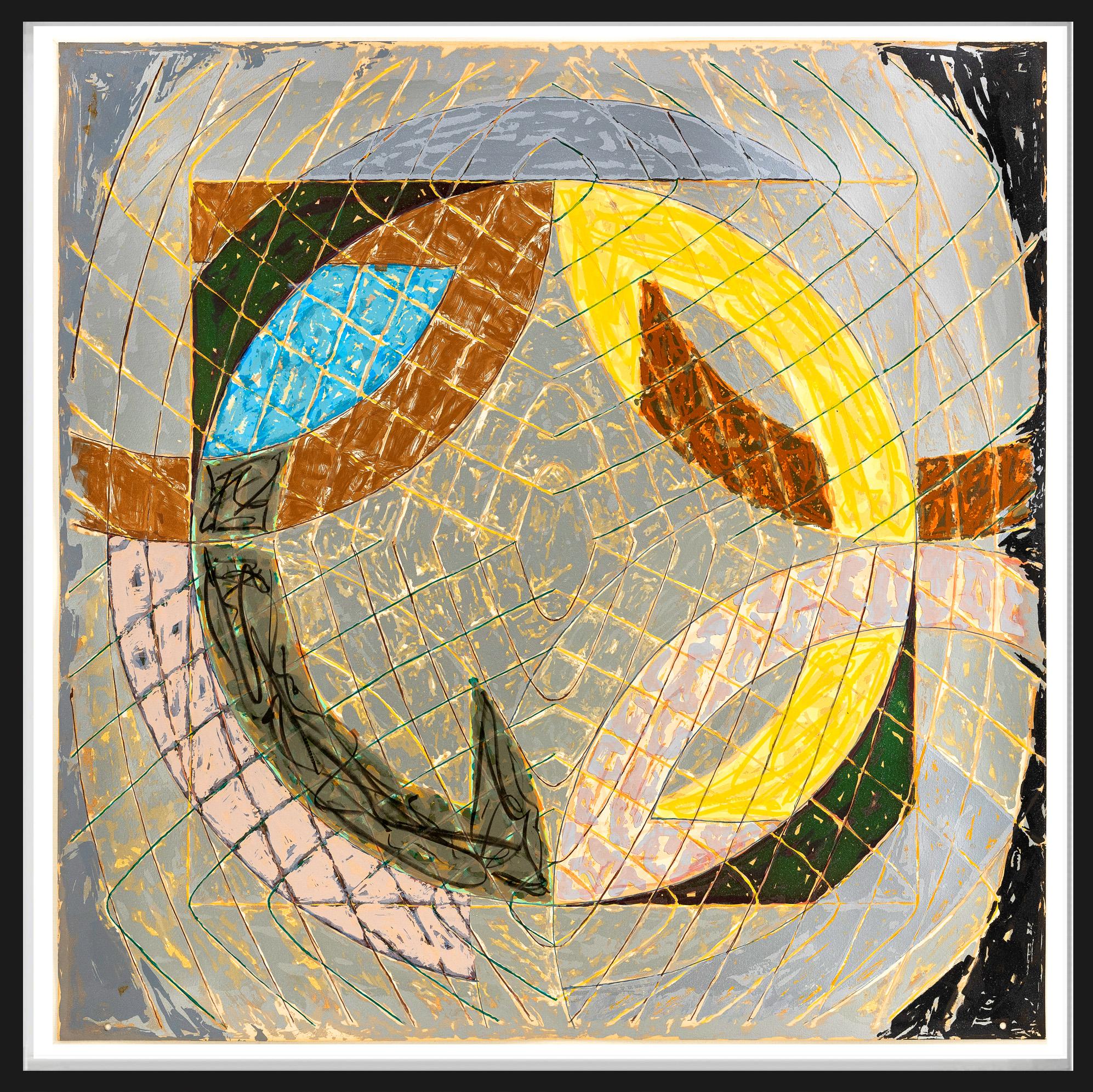Polar Co-ordinates VIII - Print de Frank Stella