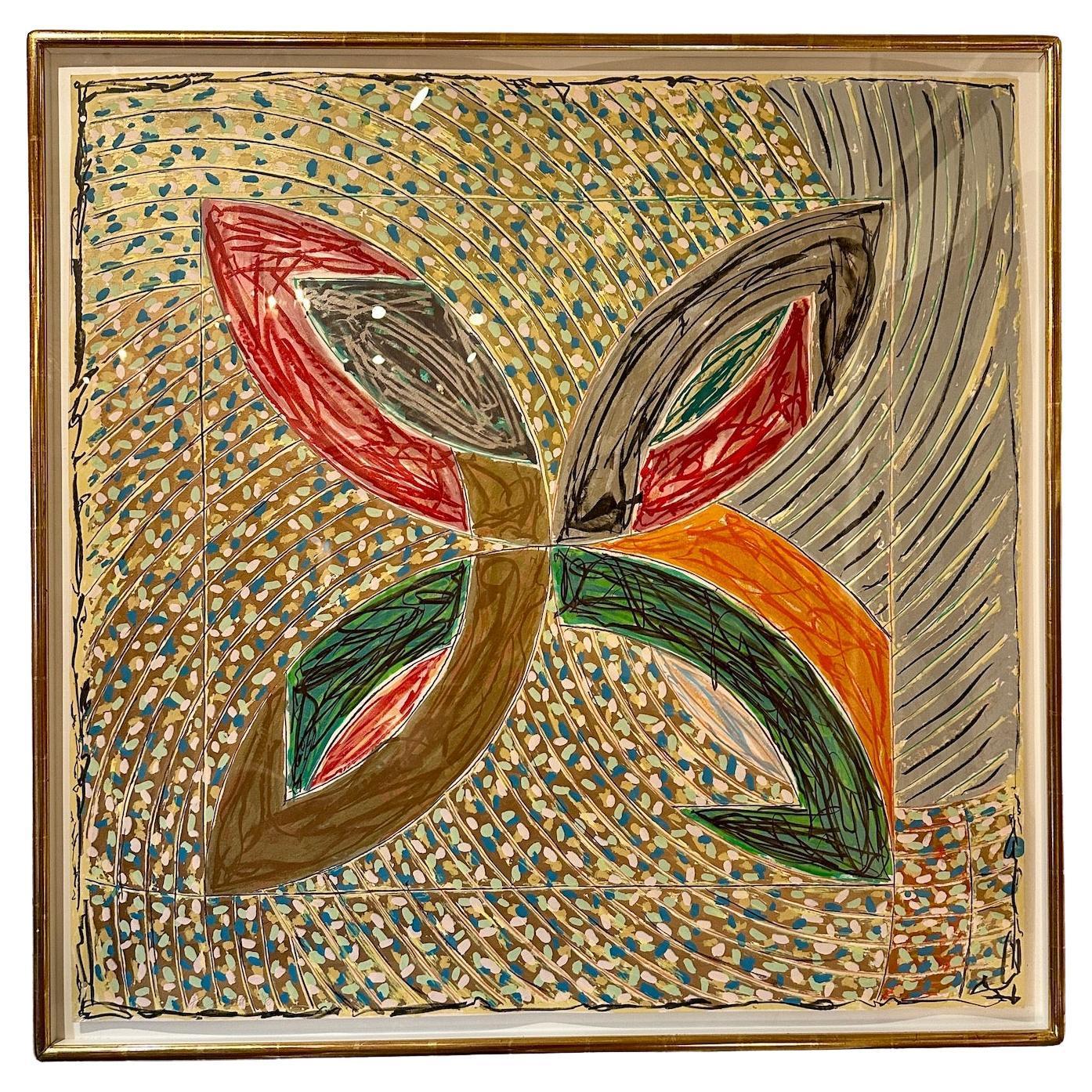 Frank Stella Abstract Print - Polar Coordinates VII (Axsom 125)