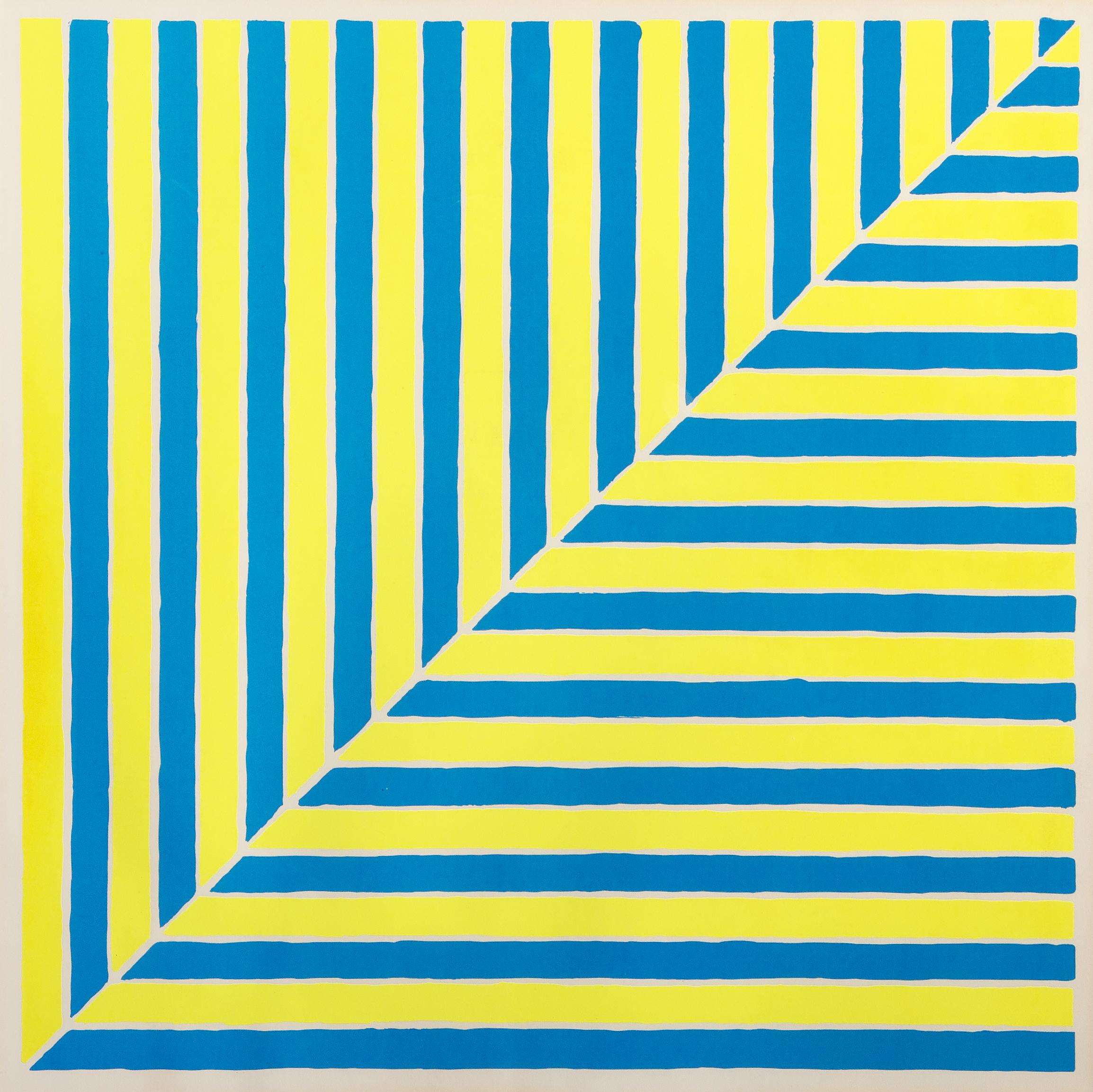 Rabat, Geometric Screenprint by Frank Stella 1964 For Sale 2