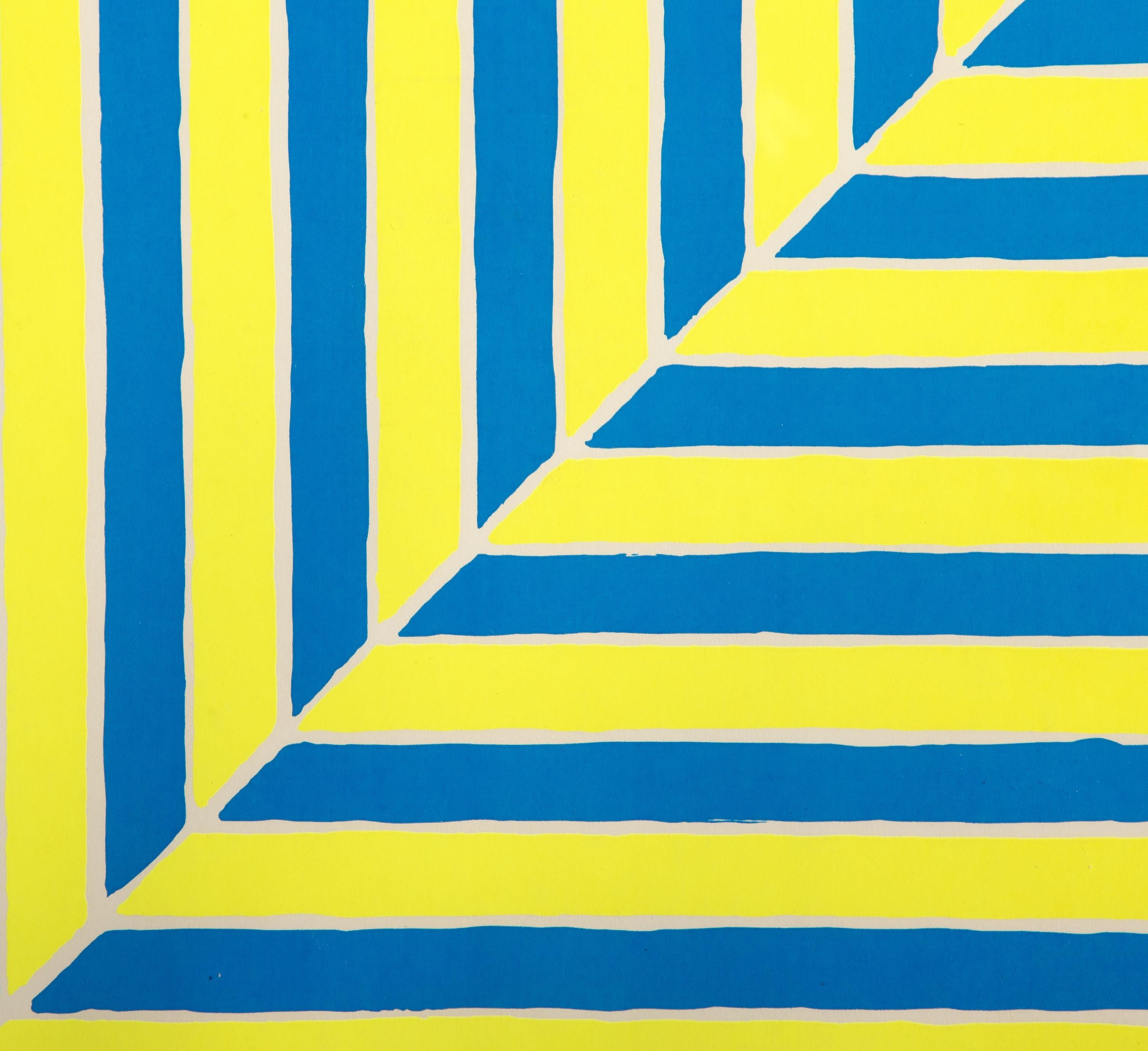 Rabat, Geometric Screenprint by Frank Stella 1964 For Sale 3