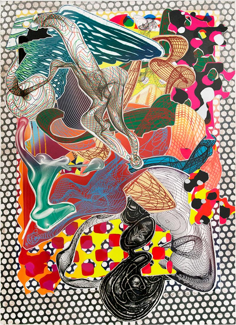 Frank Stella Abstract Print - Riallaro