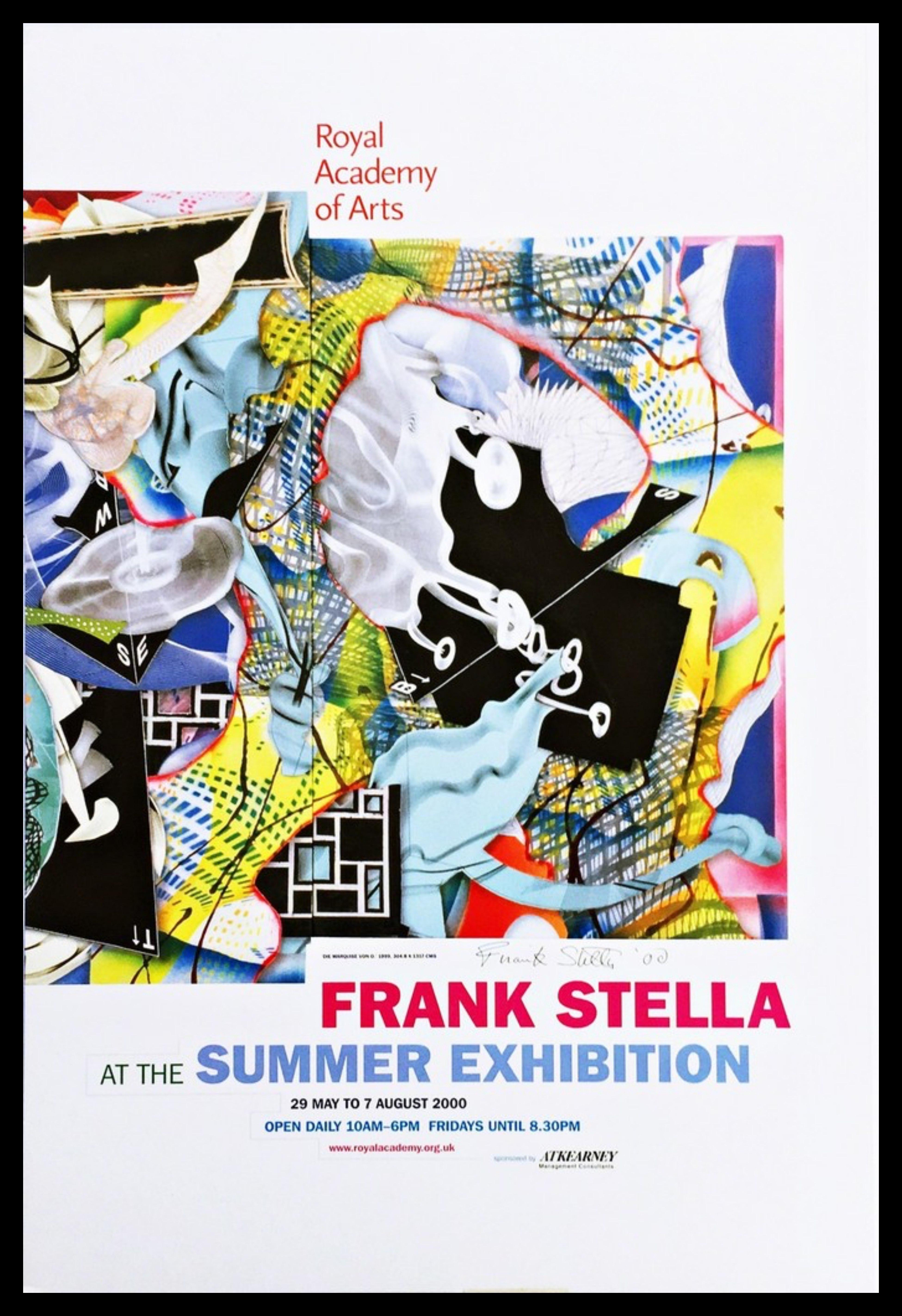 Royal Academy of Arts, London UK litografia offset (firmata a mano da Frank Stella) in vendita 1