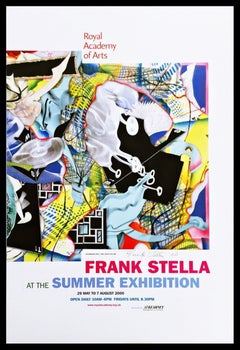 Royal Academy of Arts, London UK offset lithograph (Hand Signed by Frank Stella)
