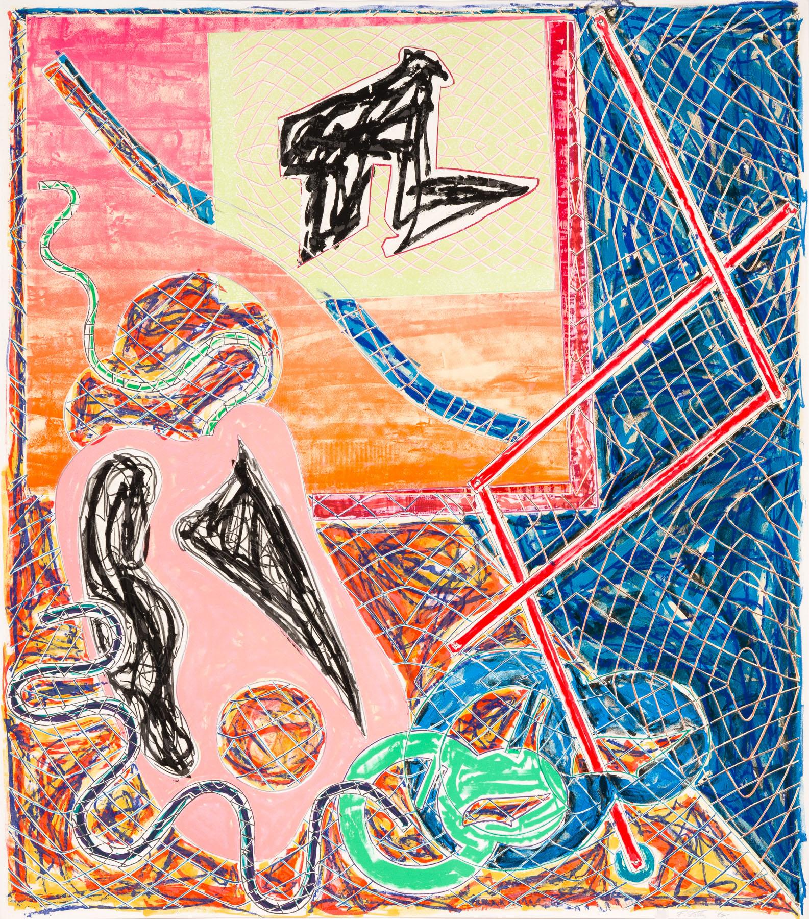 Frank Stella Abstract Print - Shards I