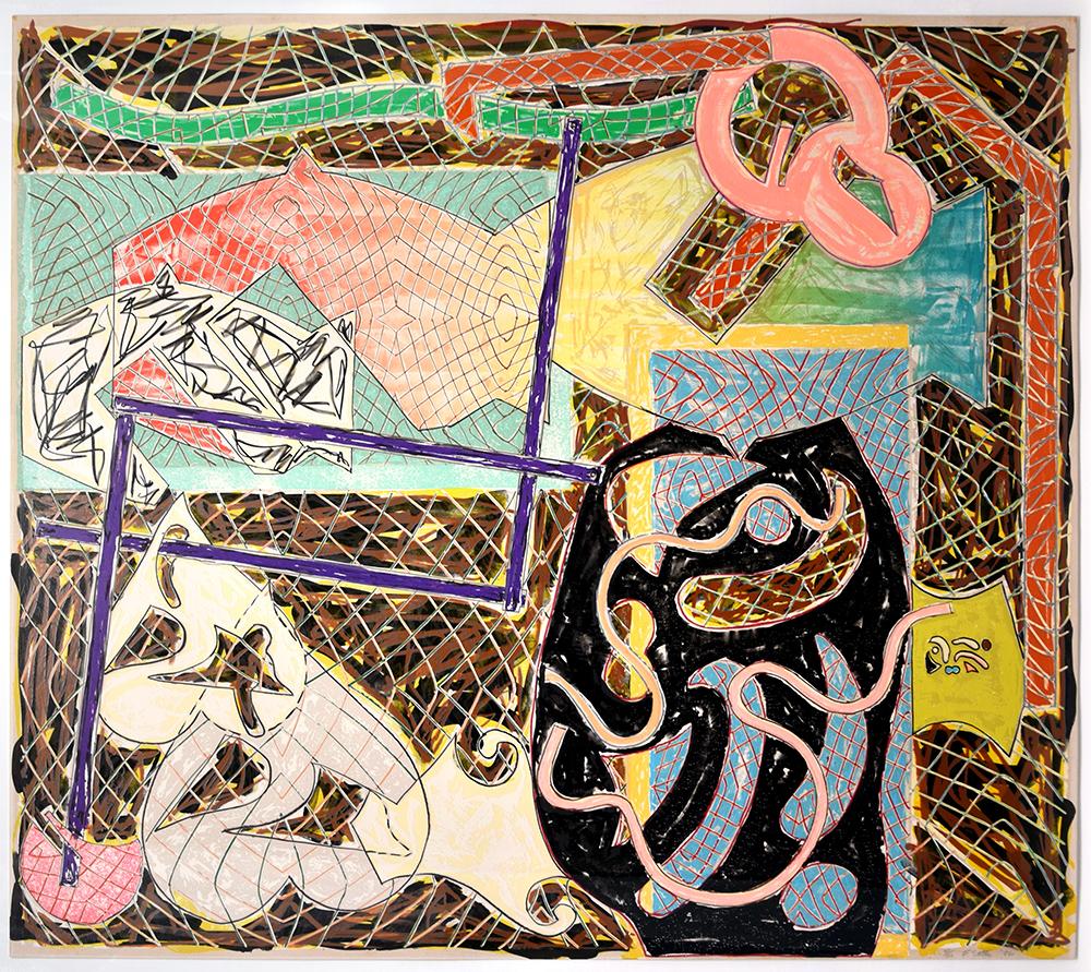 Frank Stella Abstract Print - Shards II